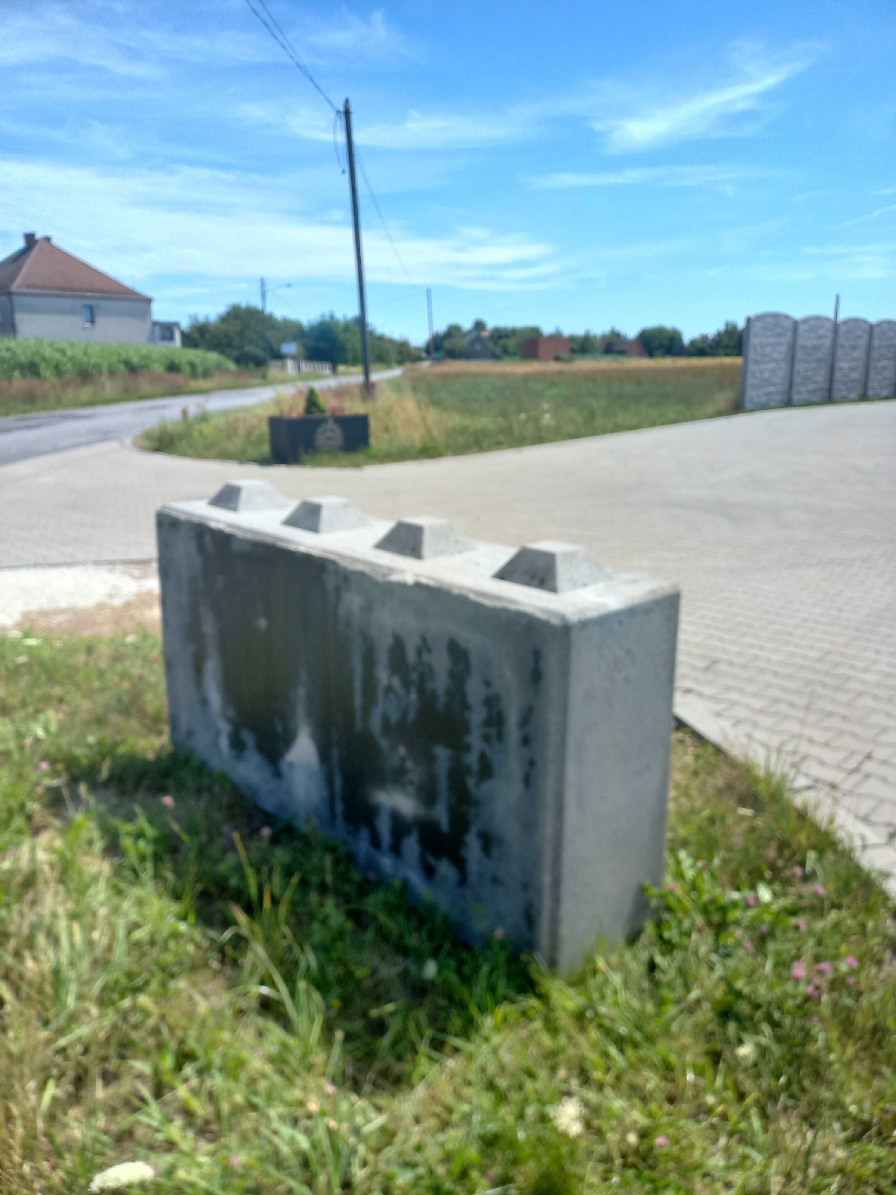 Bloki betonowe - mury oporowe prefabrykowane