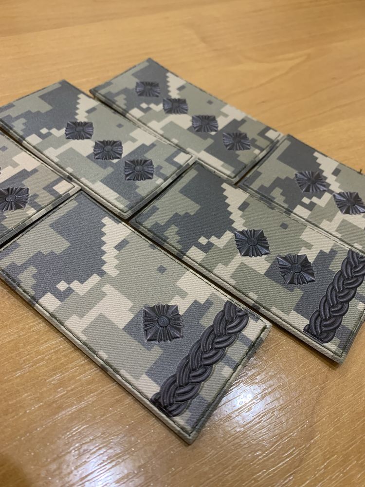 3D погони ПВХ резинові гумові шеврони патч ЗСУ  НГУ ДПСУ ДССТ поліція