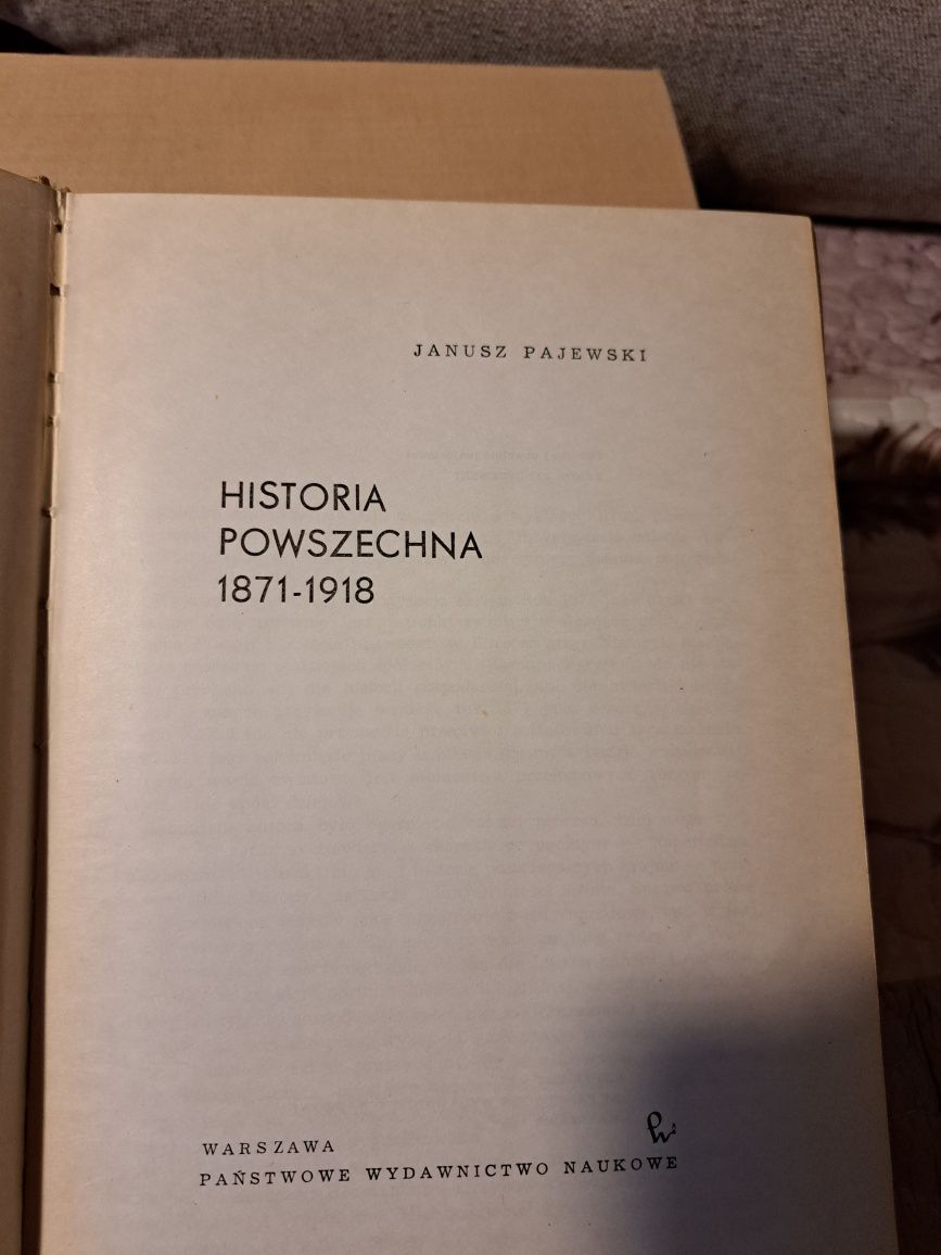 Historia powszechna 1871 -1918