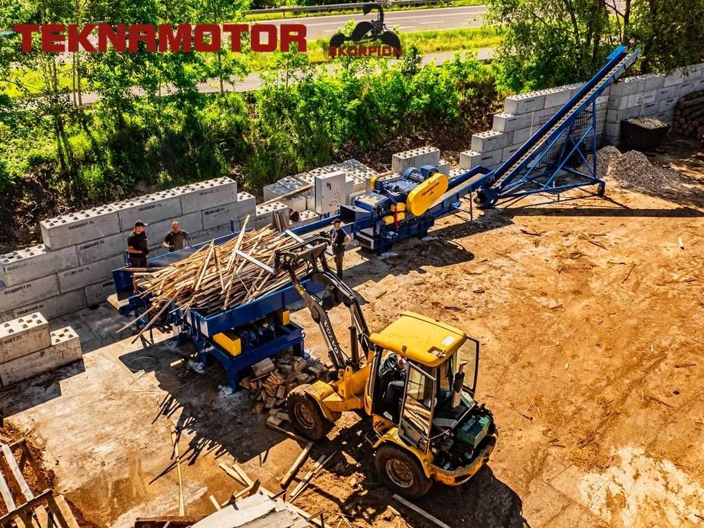 Stacjonarny rębak bębnowy Skorpion 650 EB/2 - "Teknamotor Sp. z o.o."