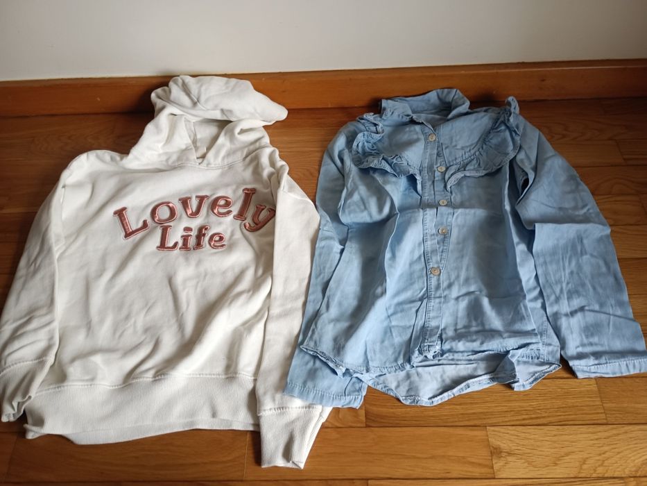 Lote de 7 peças menina tamanho 8-10 anos