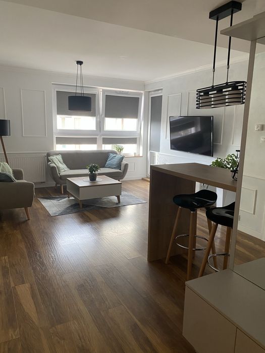 Nowoczesny apartament w centrum miasta z parkingiem - od 15 grudnia.