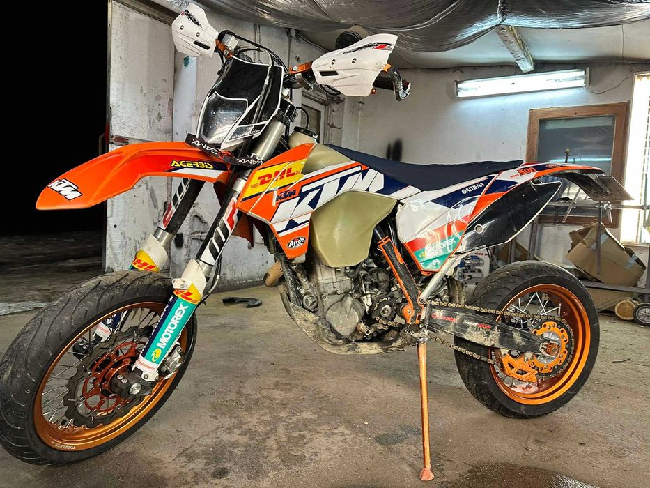 KTM EXC 500 z 2012r! A2! Supermoto mozliwa zamiana na yamahe MT-07 A2!