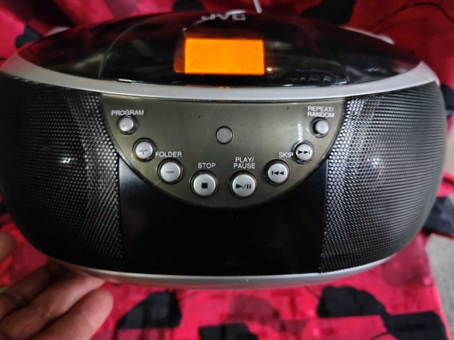 SPRAWNE Boombox Radio CD JVC RD-EZ15 MP3 radioodtwarzacz Stereo