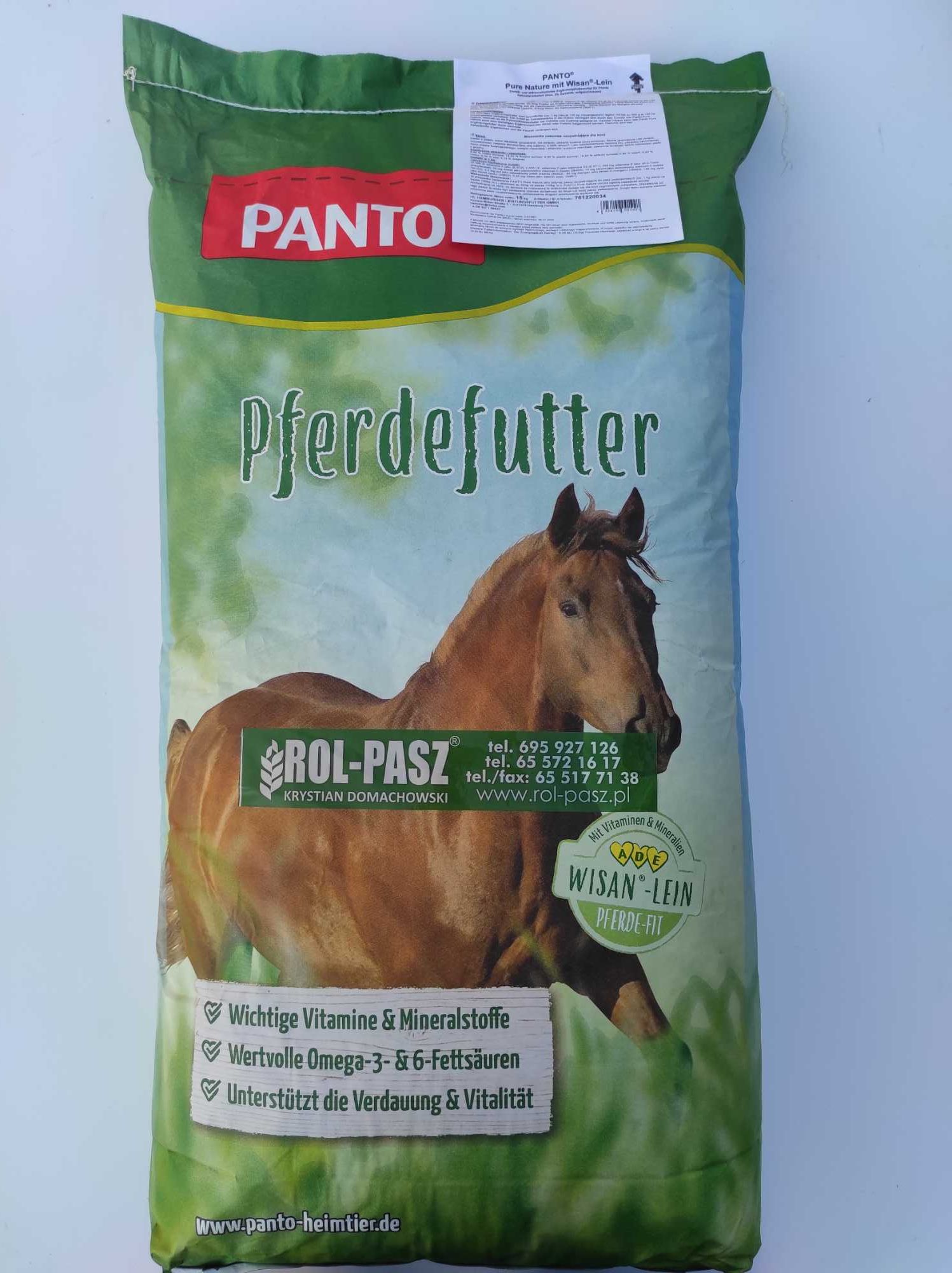 Pasza dla koni sieczka lucerna wytłkoi z jabłek Pure Nature dla koni