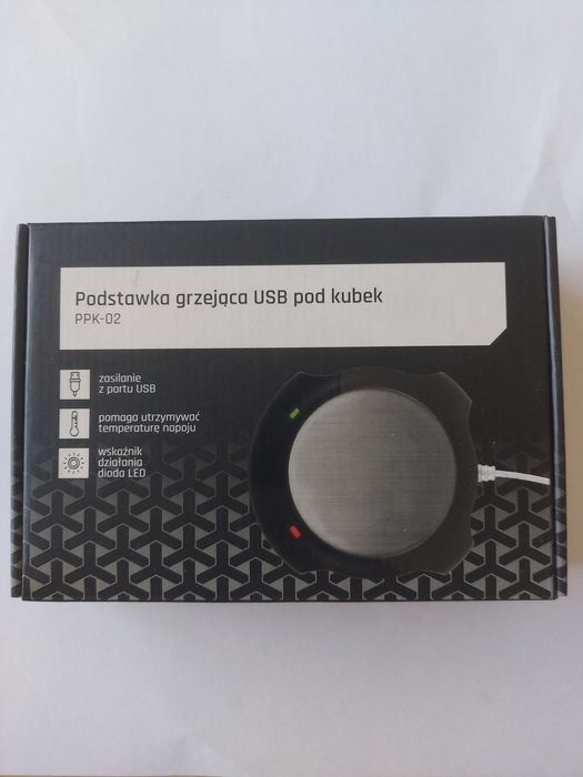 Podstawka grzejąca USB pod kubek podgrzewacz napojów zasilany port USB