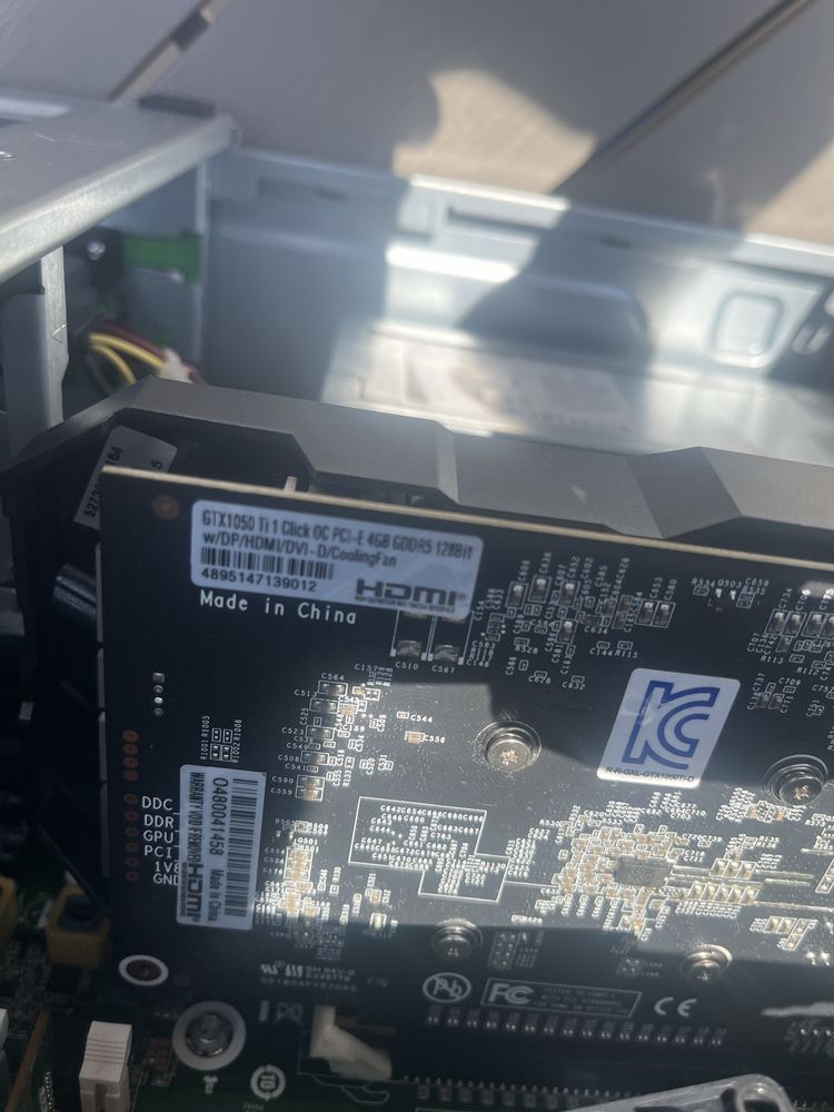 Hp Elitedesk 800 G3 Tower + gtx 1050ti