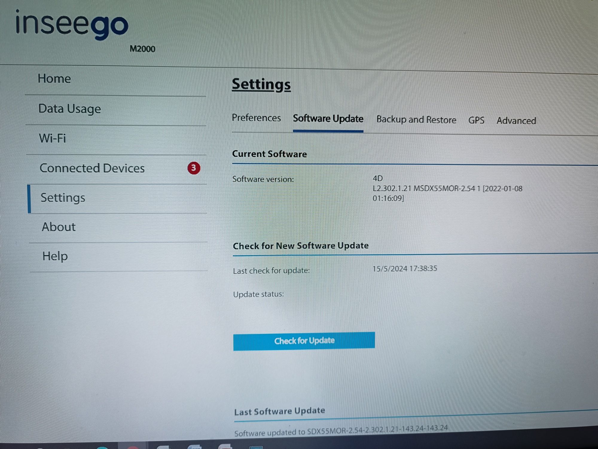 Router Hotspot inseego M2000 5G