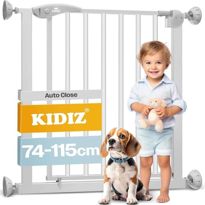 Nowa bramka zabezpieczająca /ochrona schodowa dla dzieci /KIDIZ !4515!