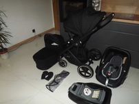 Cybex Balios S lux Deep Black +Baza Cybex  Wysylam Cudowny czarnuszek