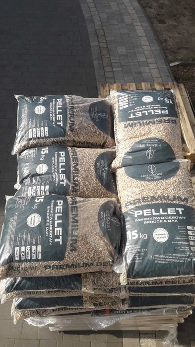 Pellet  DĘBOWY Premium A1 Polski z certyfikatem - dostawa HDS