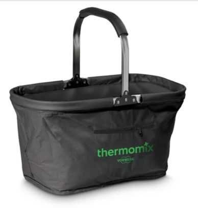 Składany koszyk zakupowy z logo Thermomix