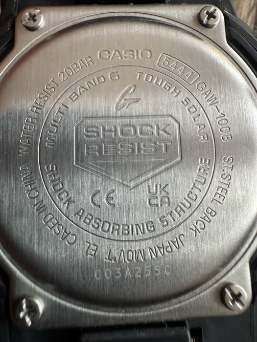 Solarny sportowy zegarek CASIO G-SHOCK GAW-100B -1AER