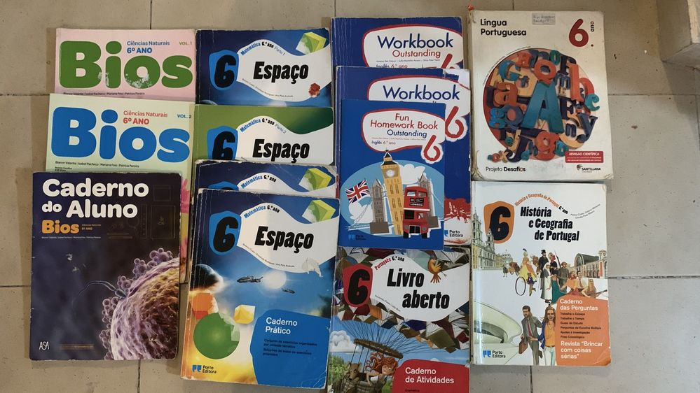 Manuais / Livros e Cadernos de Atividades (CA) 6 ano