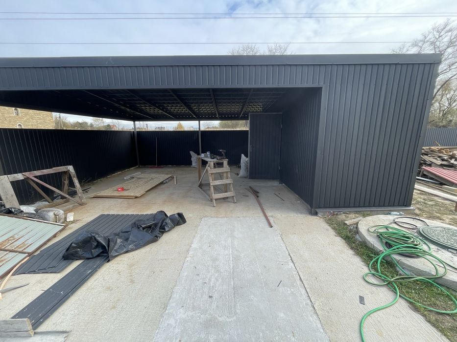 Забори ворота хозблоки навіси під ключ