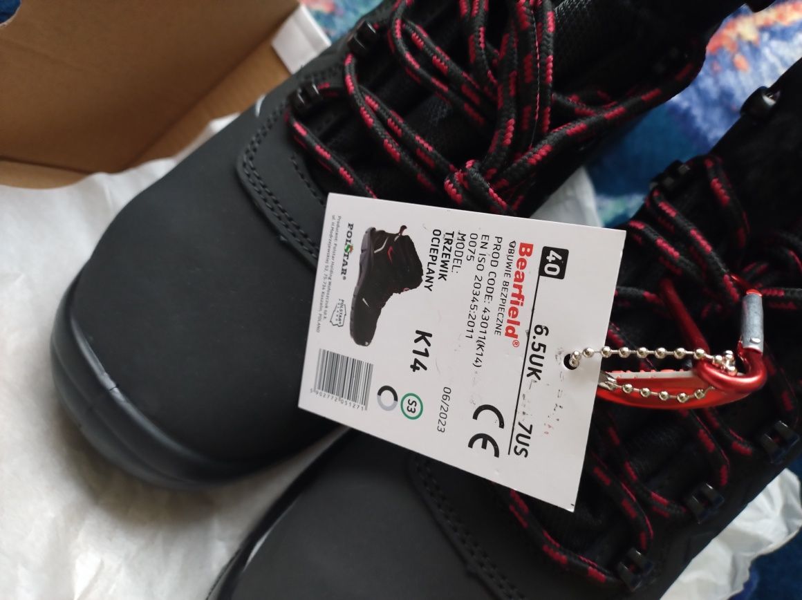 Buty męskie robocze  bearfield rozmiar 40
