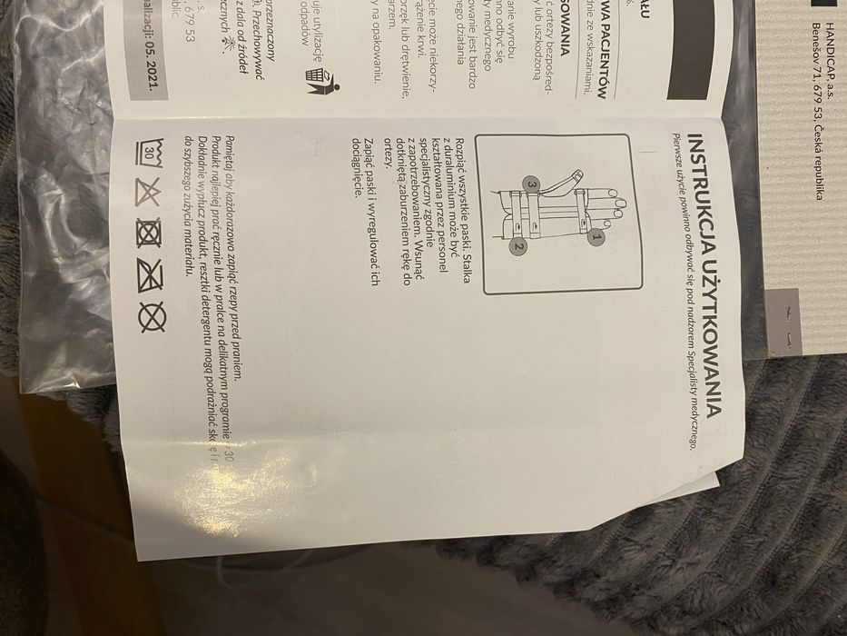 Zestaw Orteza nadgarstka + temblak