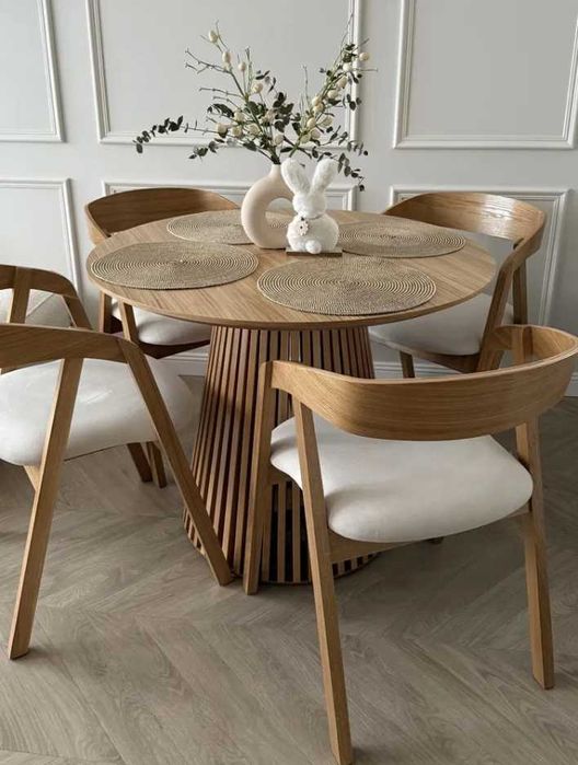 Stół Dębowy / Krzesło Dębowe LOFT / Hoker Barowy / Okrągły Rozkładany