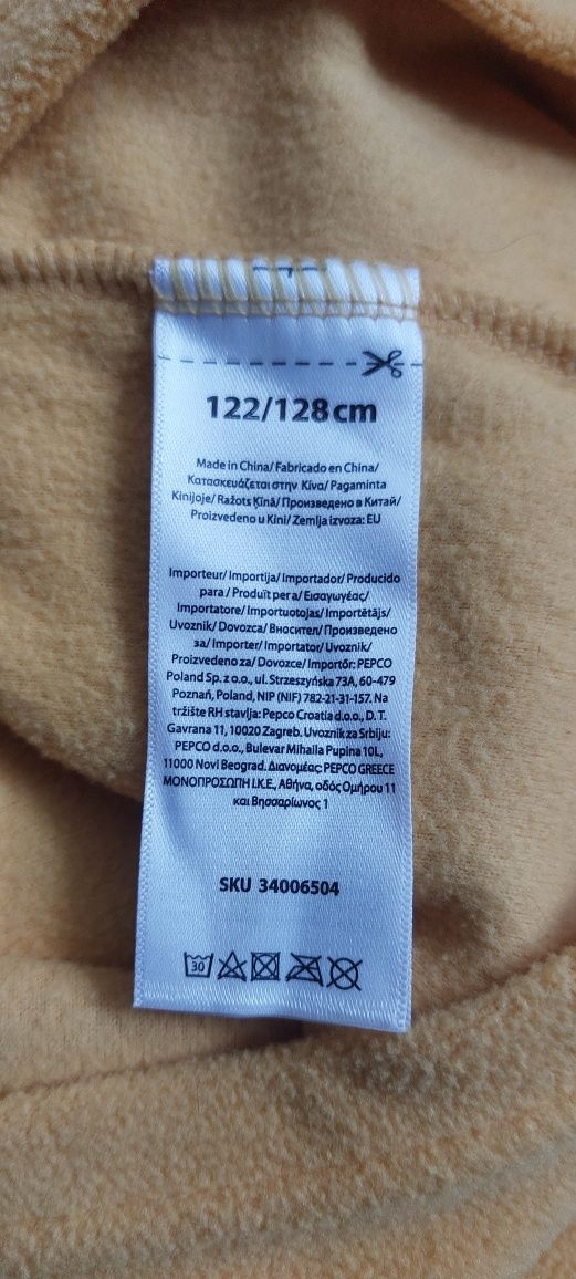 Bluza polarowa z Misiem 122/128