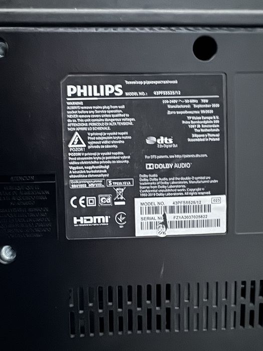 Telewizor 43 cale Philips LED!