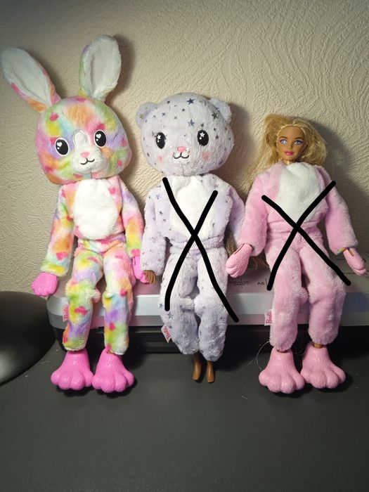 Лялька barbi cutie reveal барбі кюті рівіл зайка кролик ведмедик