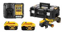 Szlifierka kątowa z regulacją 18V 125mm DEWALT 2x5Ah DCG409VS DCG409