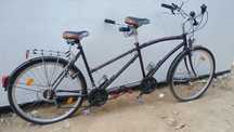 Rower tandem koła 28', samoróbka
