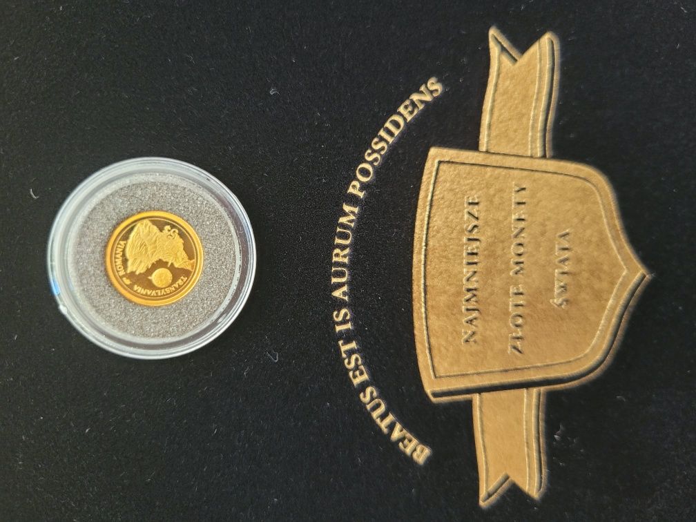 Najmniejsze złote monety świata Transylwania