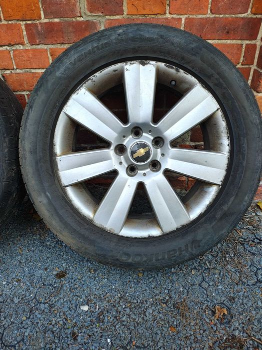 Felgi aluminiowe R18 z kompletem opon letnich i zimowych