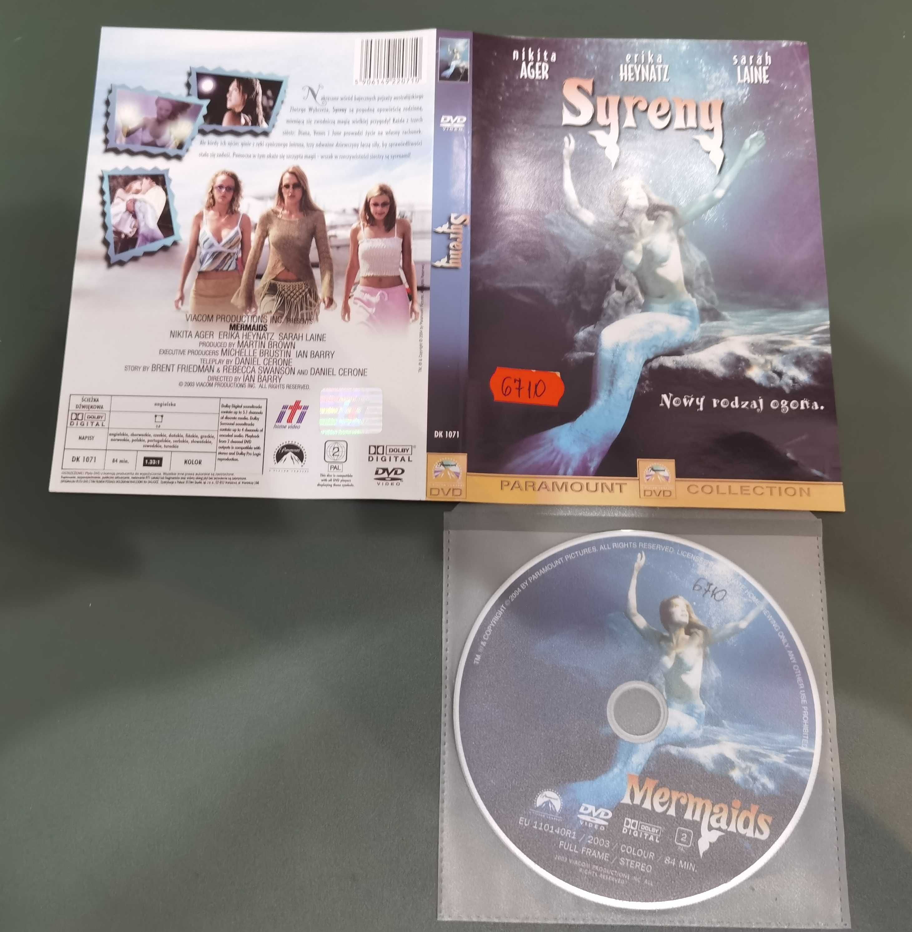 Syreny [DVD] Mermaids