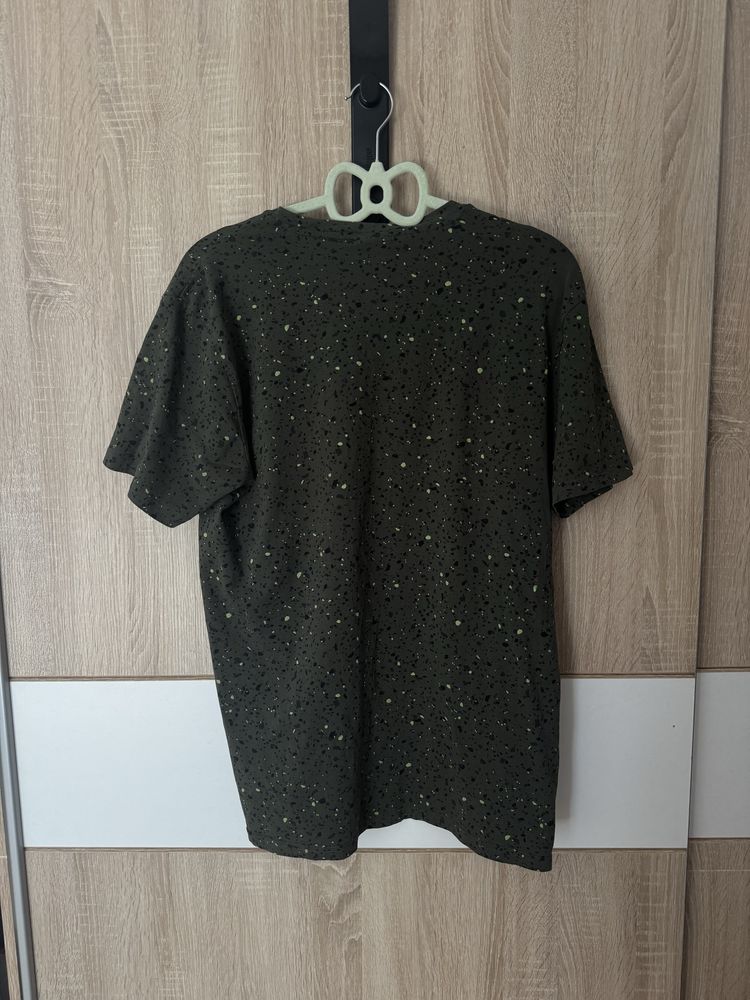 Koszulka Gymshark M T-shirt Khaki Logowana Micro Print gym camo