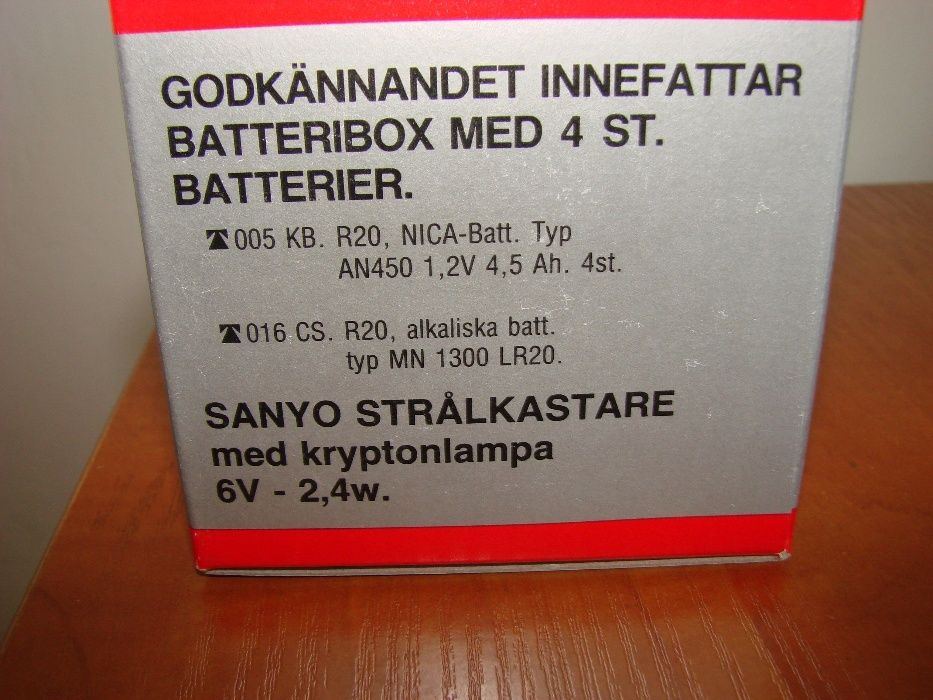 SANYO japońska lampka rowerowa