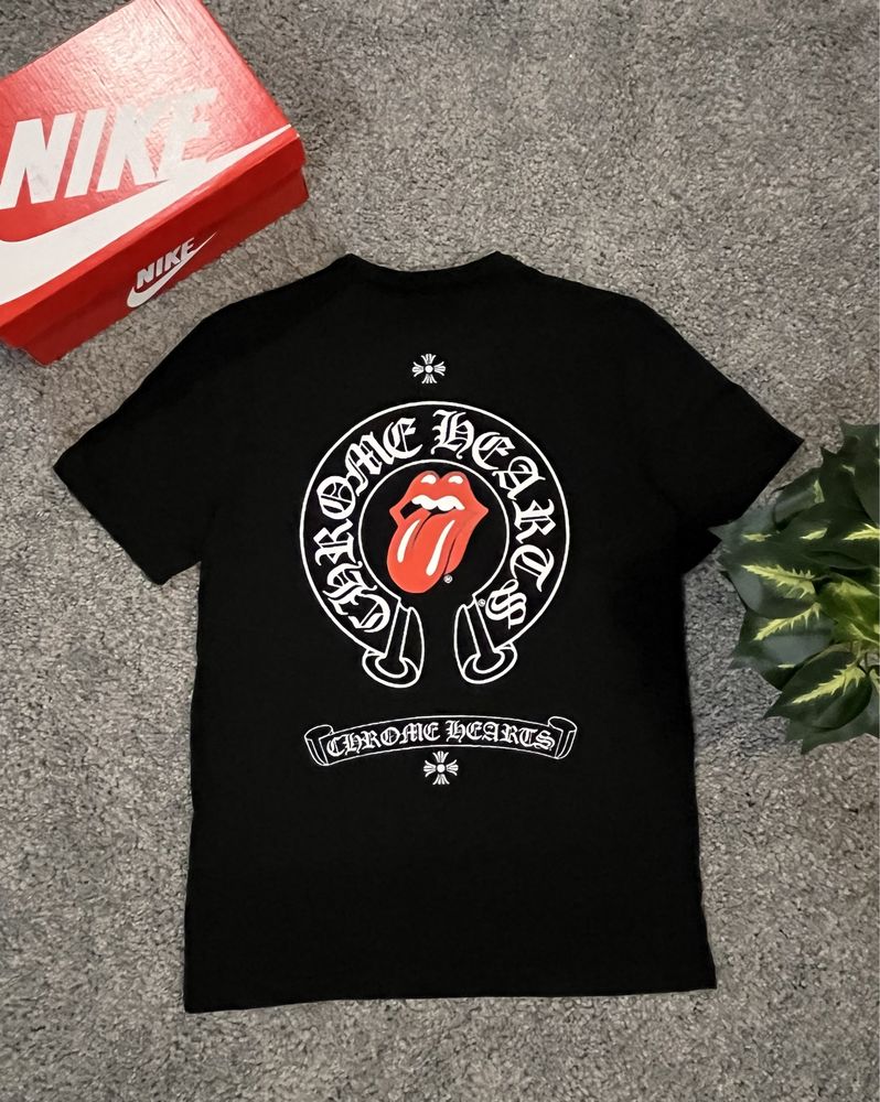 Футболка Chrome Hearts / Футболка Хром Хартс / Чорна футболка