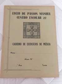 MOCIDADE PORTUGUESA Caderno Liceu Passos Manuel Ano 1945