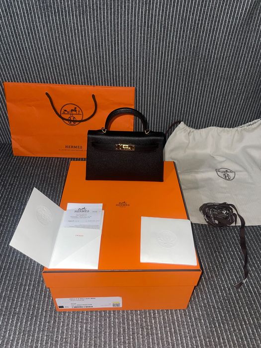 Bolsa Hermes Kelly II Sellier Mini Veau Epsom