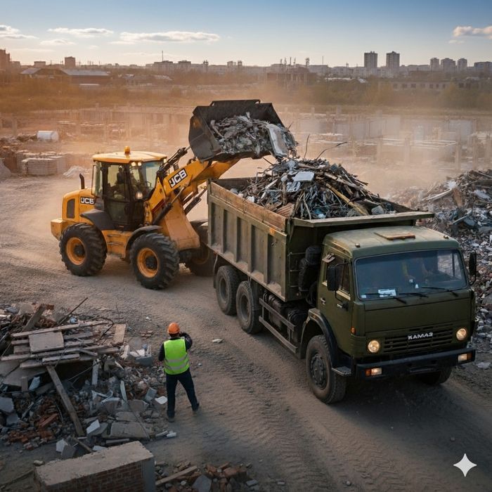 Комплекс Послуг:Вивіз Сміття,Доставка(Пісок/Щебінь)Оренда Екскаватора