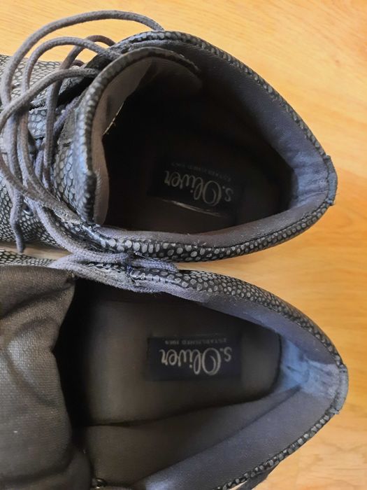 Мужские кожаные демисезонные полуботинки  s. Oliver 42 р.