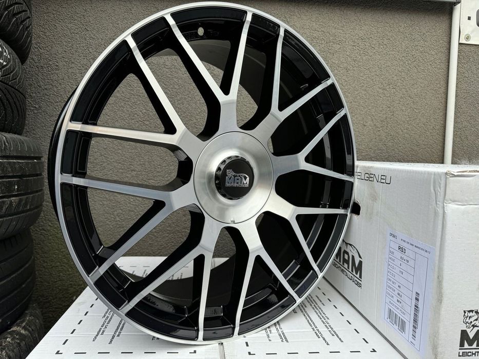 Felgi 19cali MAM Mercedes Klasa A C CL E S AMG SL S ET30