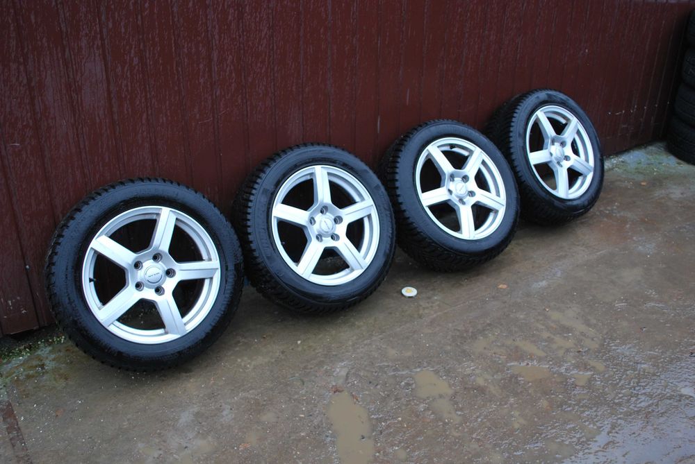 Koła 205/55 R16 5x112 Alufelgi + opony zimowe 7mm 6,5J Audi Skoda VW