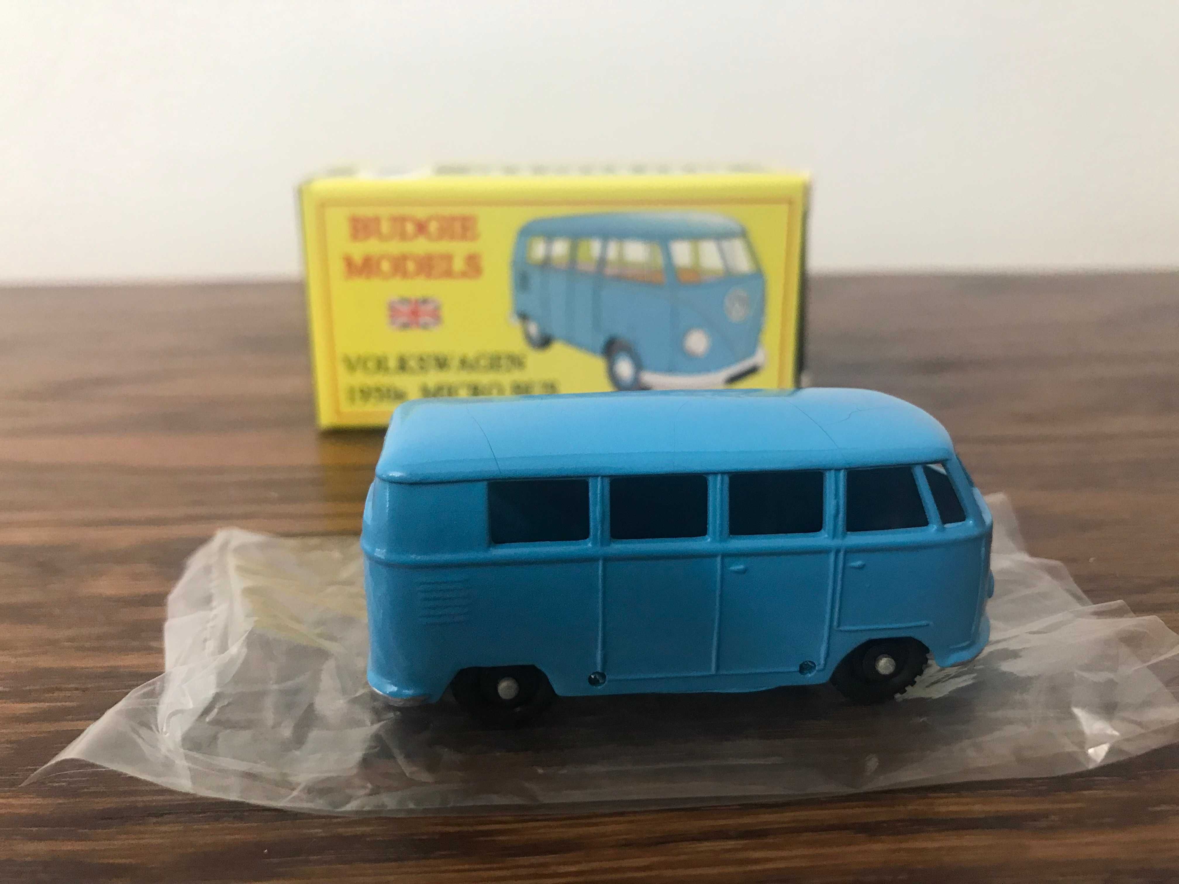 vw volkswagen micro bus 1950s saloon car Budgie Models