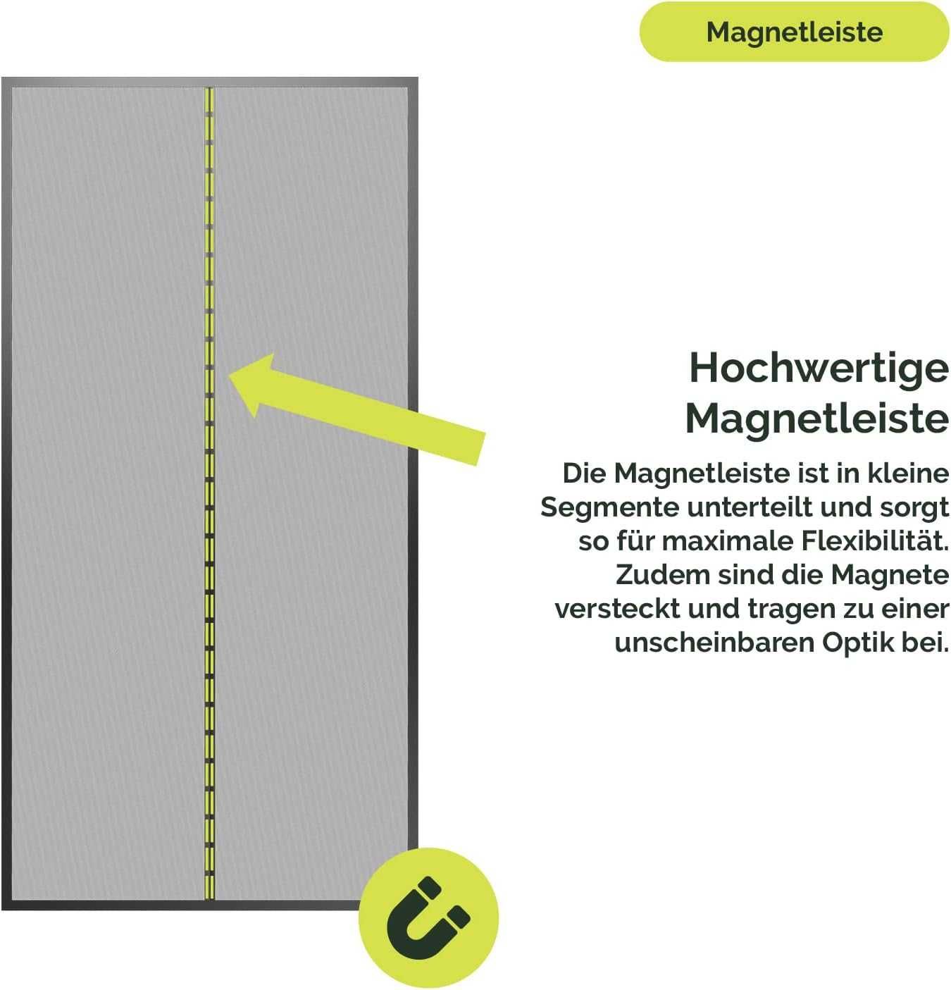 Nowa magnetyczna moskitera na owady / zasłona 120x220CM !