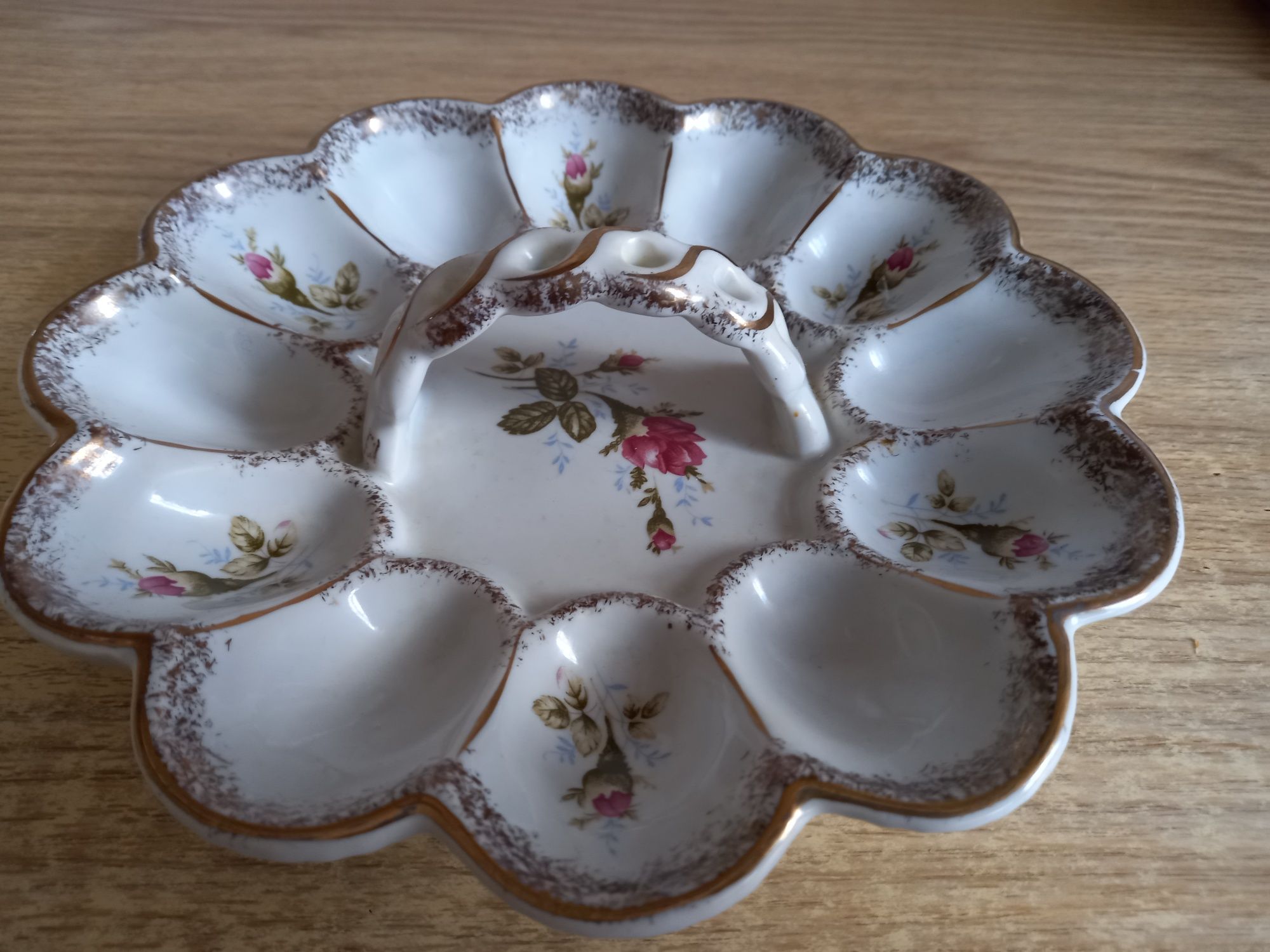 Talerz na jajka porcelana Chodzież