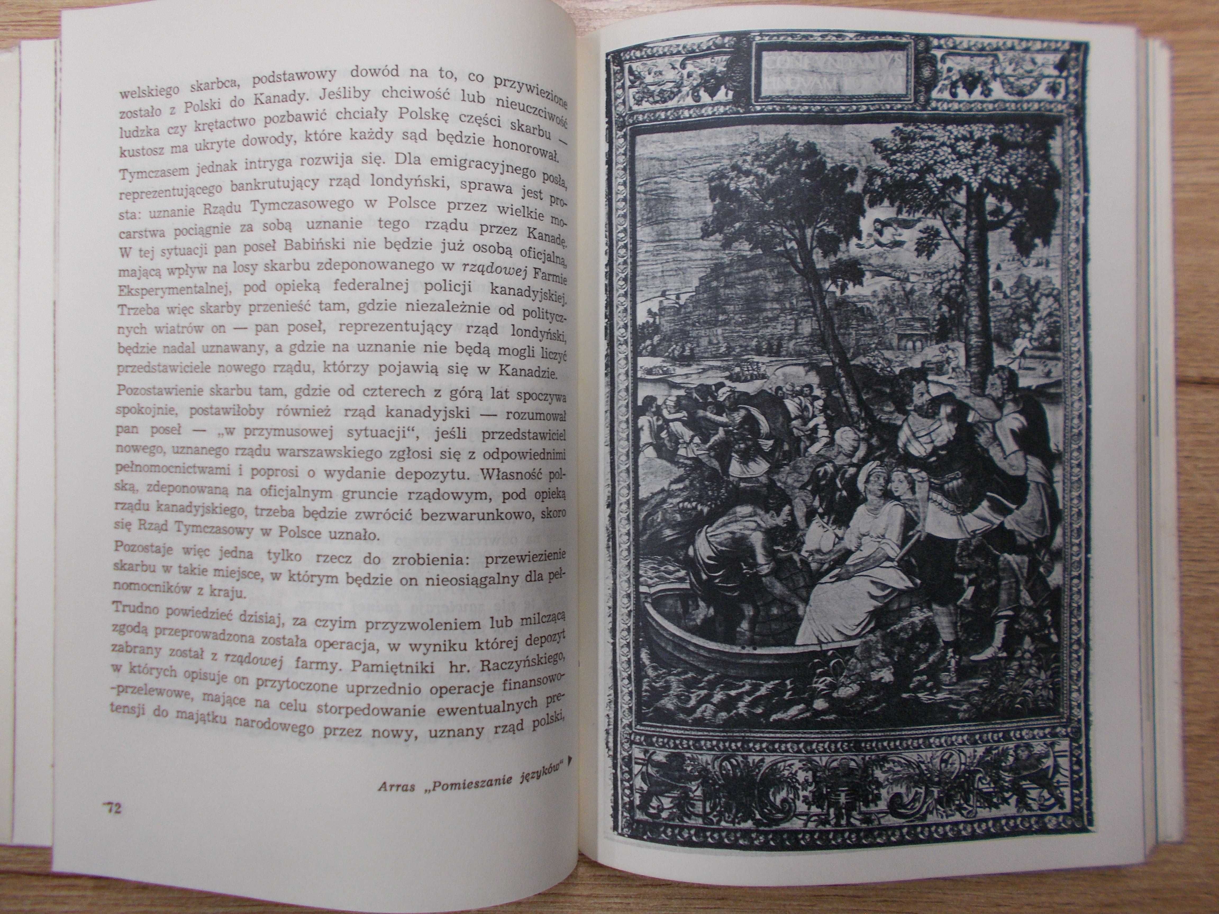 Ilustrowana stara książka sprzed 60 lat skarby sztuki kultury polskiej