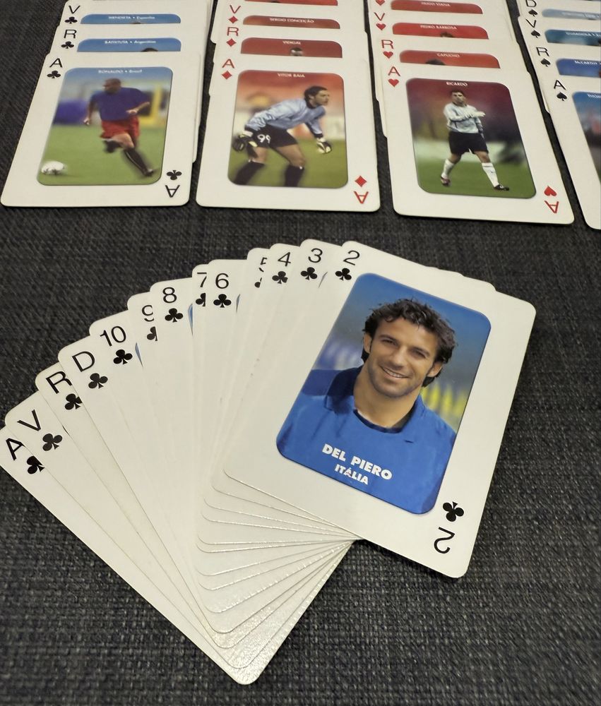 Baralho de cartas Mundial FIFA 2002