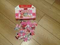 Puzzle Minnie Mouse z brokatem