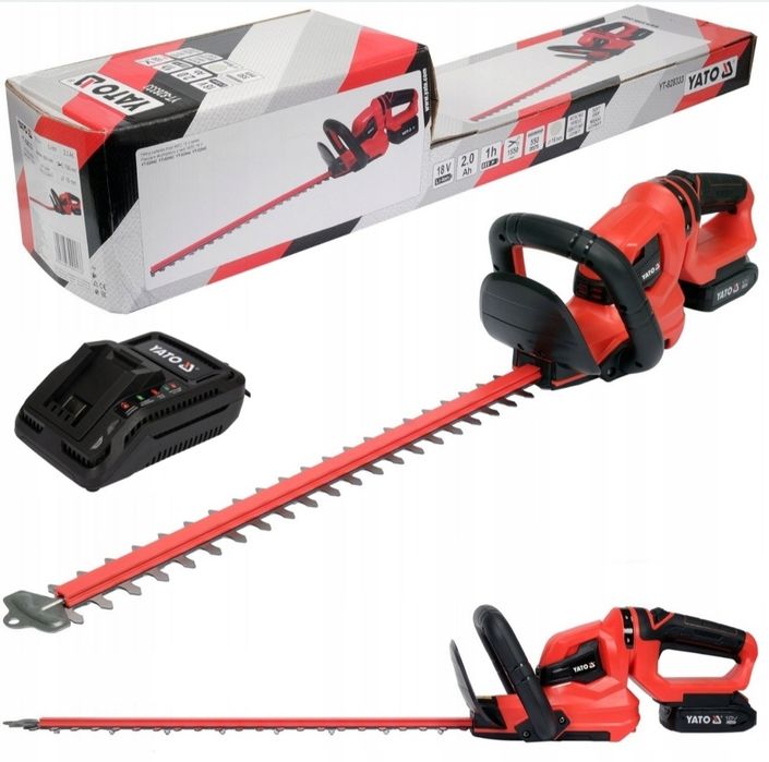 YATO NOŻYCE do Żywopłotu 45CM 18V 2AH + ładowarka