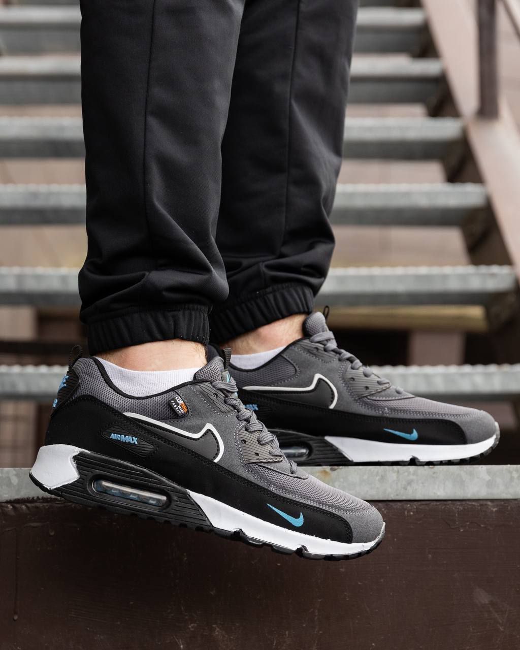 РОЗПРОДАЖ! Кросівки Nike Air Max 90 Grey Blue, мужские кросовки