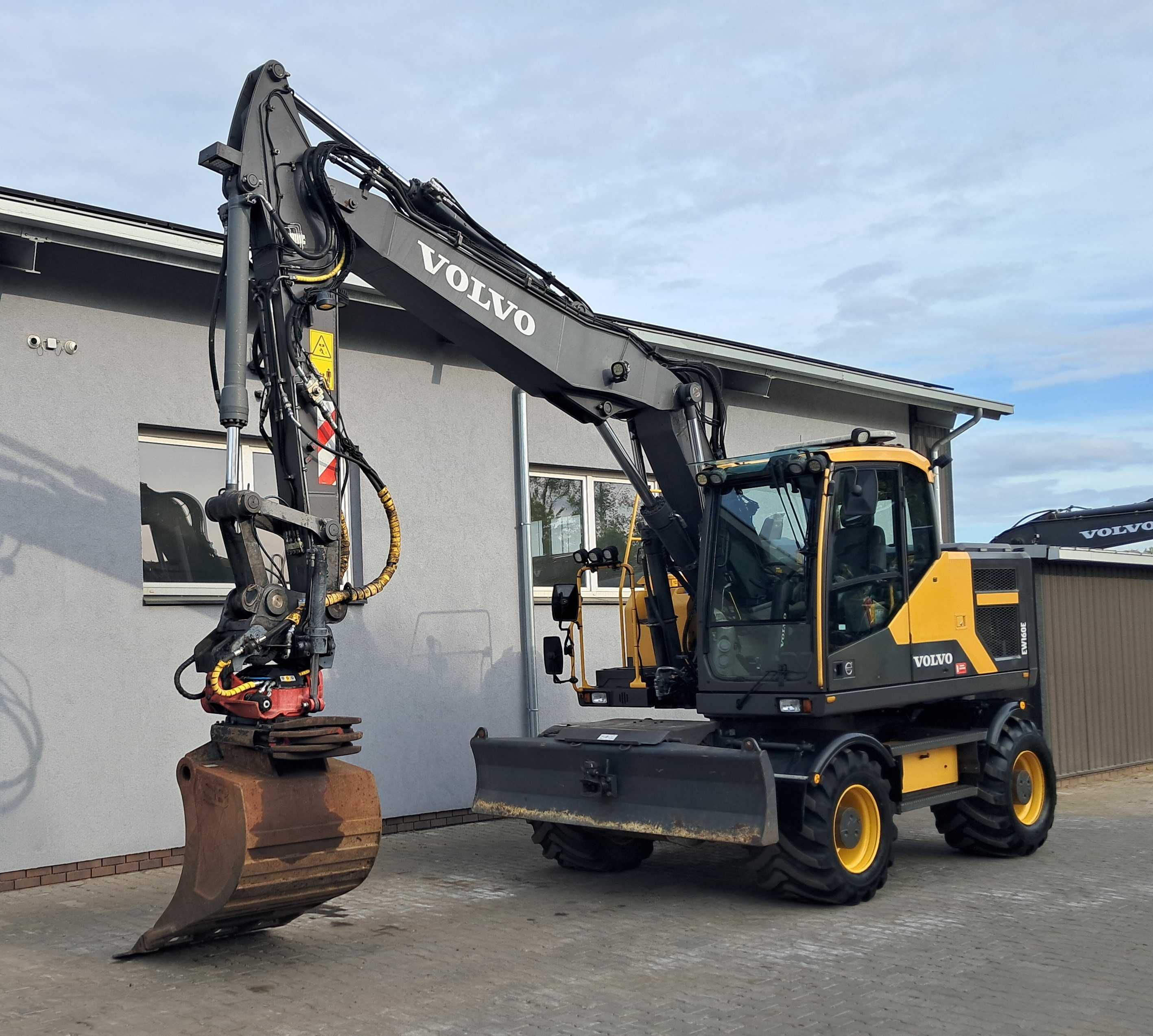 VOLVO EW 160 E ROTOTILT R6 Szczypce Indexator 2016r Oryginał GPS 3D