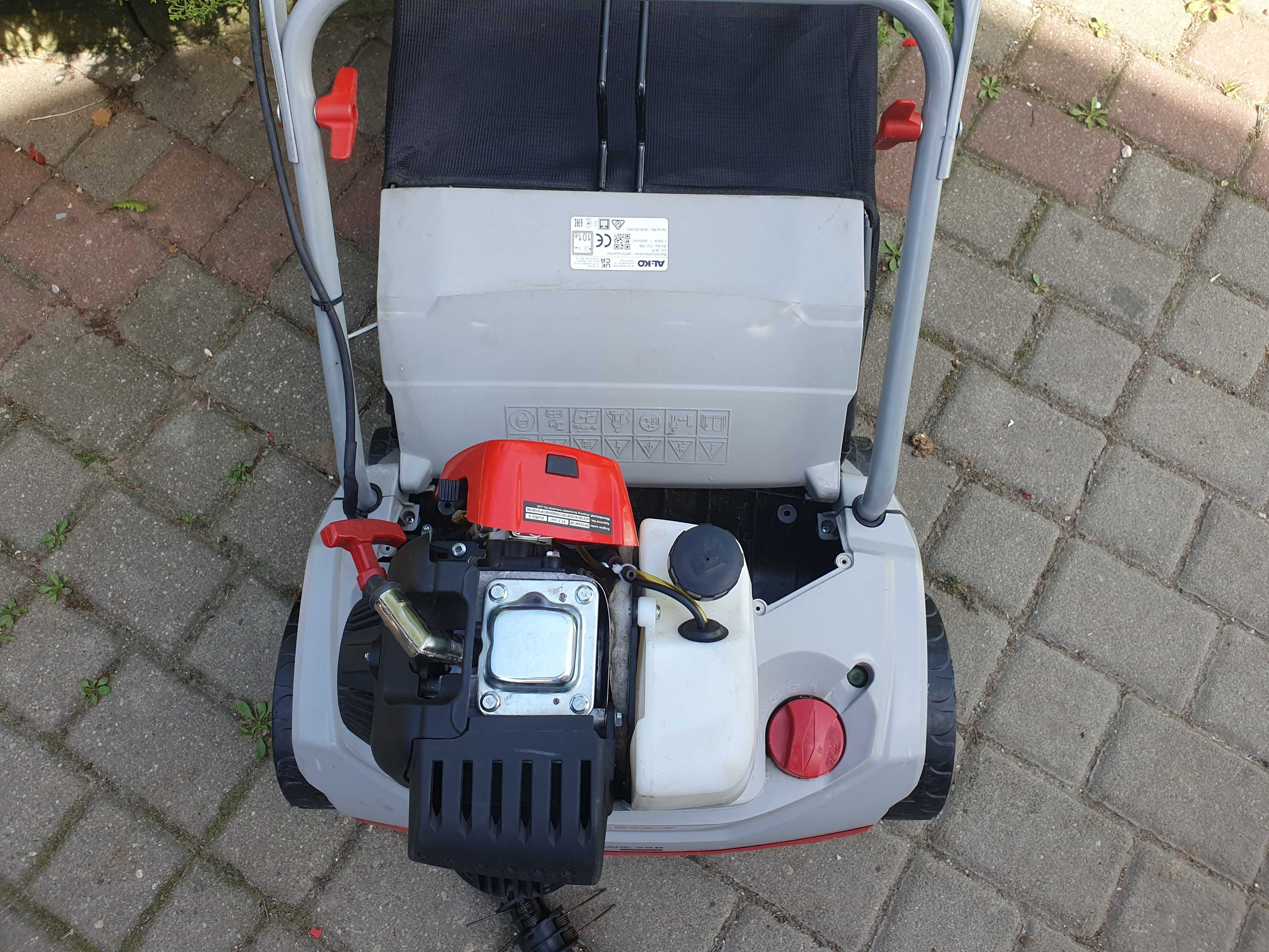 Spalinowy WERTYKULATOR / AERATOR AL-KO 2 Wałki + Kosz