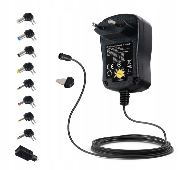 McGrey UAD-1000 uniwersalny adapter 1 A 8 wtyczek